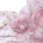 Еврофатин Luxe "Розовый для барби" с цветочками