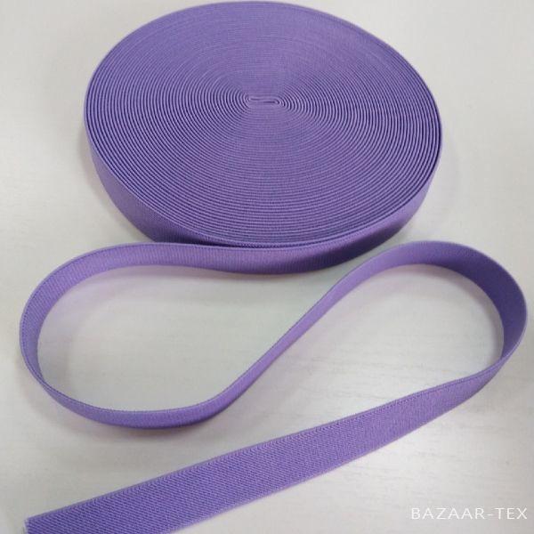 Резинка широкая "Очень светлый фиолетовый" 2.5 см