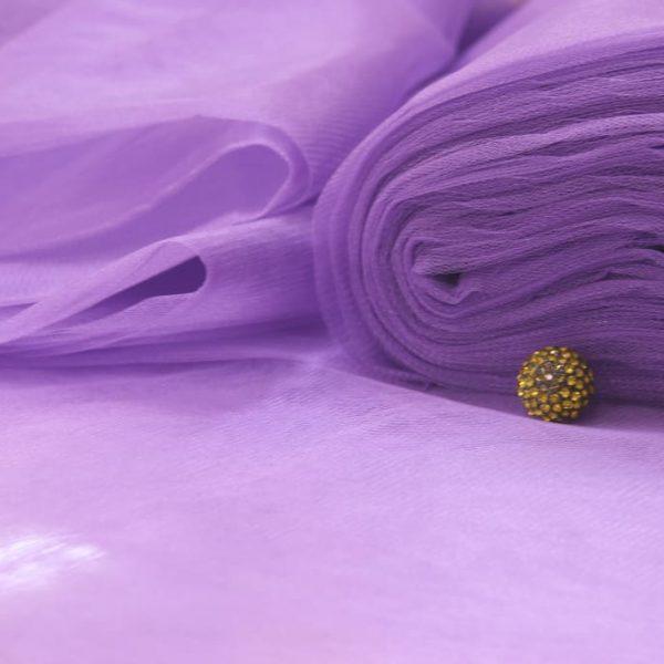 Фатин средней жесткости "Светлый пурпурный"